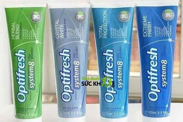 Kem đ&aacute;nh răng trị h&ocirc;i miệng trắng răng Optifresh Oriflame