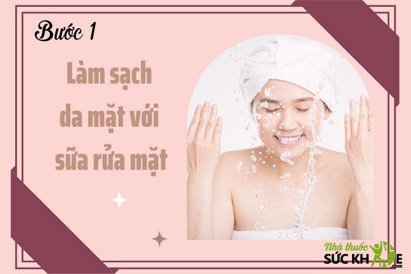L&agrave;m sạch da c&ugrave;ng sữa rửa mặt th&iacute;ch hợp