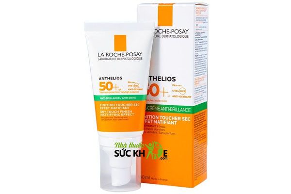 Kem chống nắng La Roche Posay cho da kh&ocirc; mụn Dry Touch Finish Mattifying Effect SPF50+