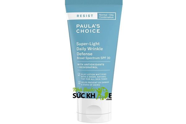 Kem chống nắng Paula&rsquo;s Choice&nbsp; Resist Super-Light Wrinkle Defense SPF 30