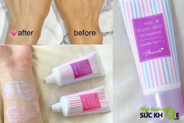 Kem chống nắng cho da nhạy cảm n&acirc;ng tone Naris Illumi Skin