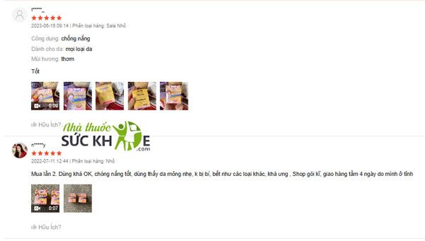 Review kem chống nắng Nangfa Th&aacute;i Lan&nbsp;