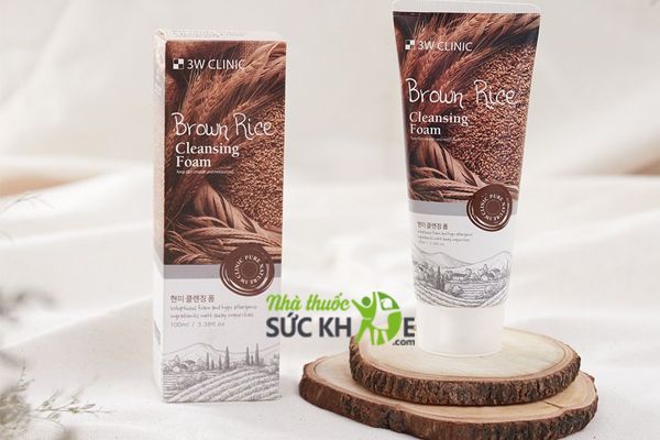 Sữa rửa mặt 3W Clinic Brown Rice Foam Cleansing