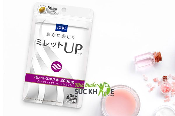 Vi&ecirc;n uống mọc t&oacute;c của Nhật DHC Millet Up