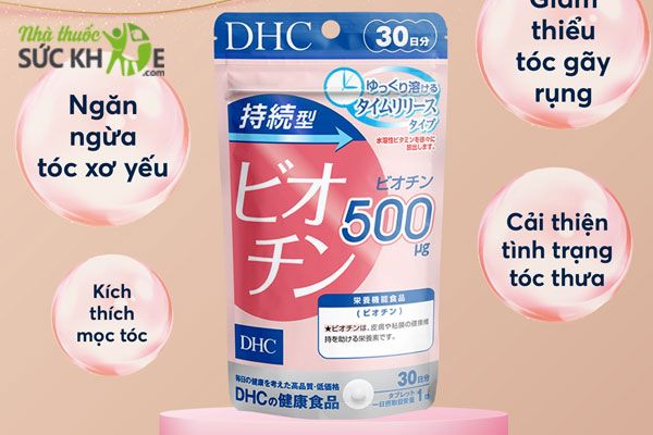 Vi&ecirc;n uống k&iacute;ch th&iacute;ch mọc t&oacute;c của Nhật Biotin DHC&nbsp;