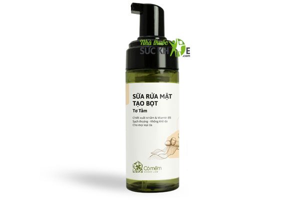 Sữa rửa mặt tạo bọt tơ tằm Cỏ Mềm