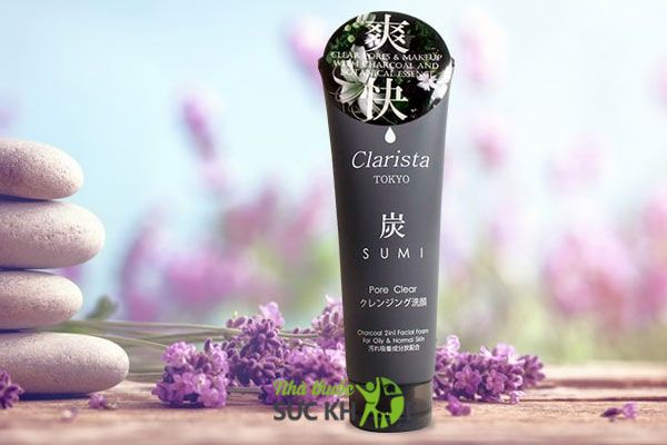 Sữa rửa mặt than hoạt t&iacute;nh Clarista