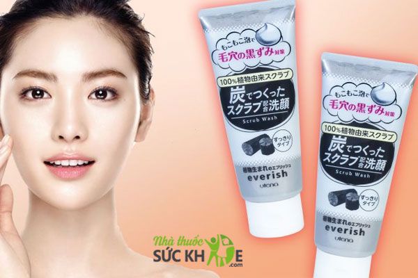 Sữa rửa mặt than hoạt t&iacute;nh Nhật Bản Utena Everish