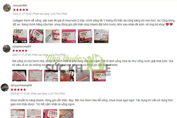Review Collagen Lựu Đỏ H&agrave;n Quốc từ người d&ugrave;ng