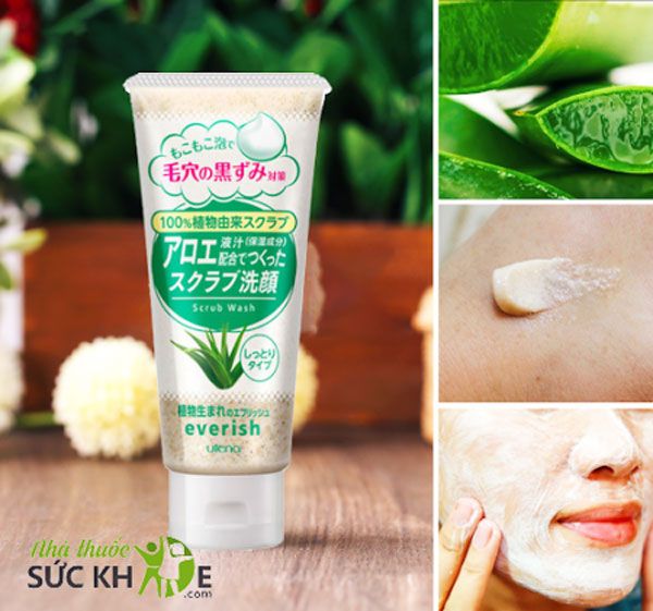 Sữa rửa mặt nha đam Nhật Bản Utena Everish