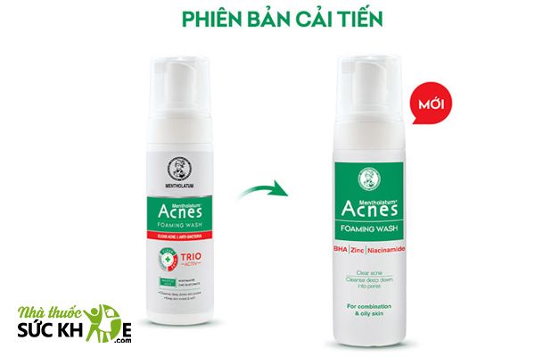 Sữa rửa mặt Acnes tạo bọt Foaming Wash
