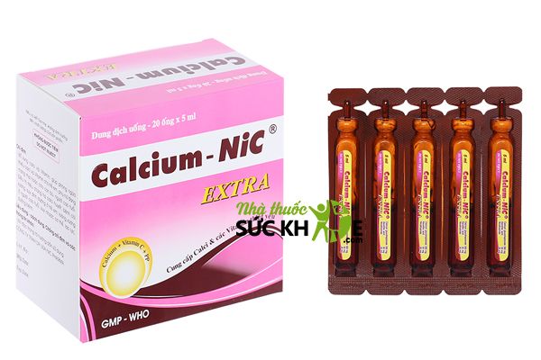 Ống canxi cho b&agrave; bầu Calcium- NIC Extra