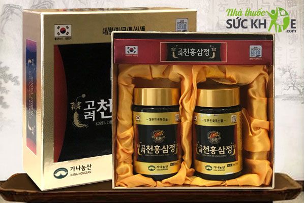 Cao hồng s&acirc;m Kana H&agrave;n Quốc bổ n&atilde;o cải thiện tr&iacute; nhớ&nbsp;