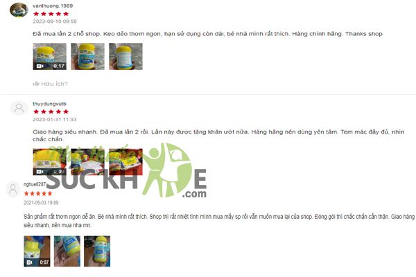 Đ&aacute;nh gi&aacute; của người d&ugrave;ng Nature&rsquo;s Way Kids Smart