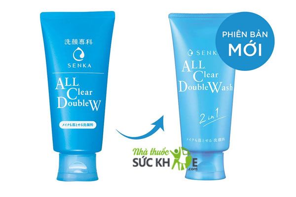 Sữa rửa mặt tẩy trang Senka