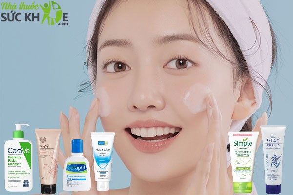 chọn sữa rửa mặt dưỡng ẩm từ thương hiệu uy t&iacute;n