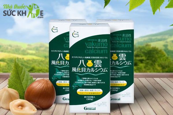 Vi&ecirc;n uống Canxi Yakumo cho b&agrave; bầu của Nhật&nbsp;
