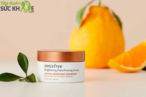 Kem dưỡng ẩm s&aacute;ng da 3 in 1 Innisfree Brightening Pore Priming Cream