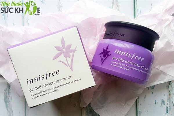 Kem dưỡng ẩm Innisfree m&agrave;u t&iacute;m Jeju Orchid Enriched Cream
