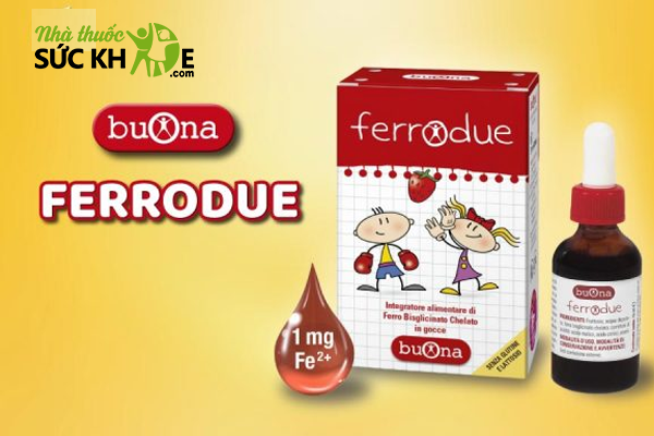 Thuốc bổ m&aacute;u cho trẻ sơ sinh v&agrave; trẻ nhỏ Buona Ferrodue