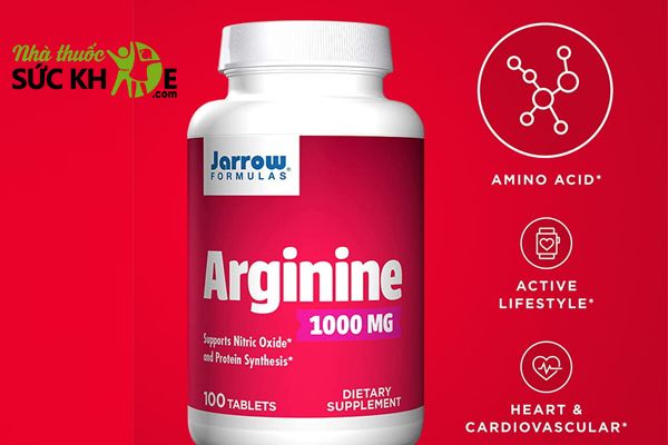 Thuốc bổ gan Jarrow Arginine