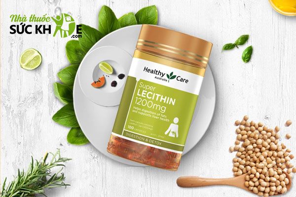 Mầm đậu n&agrave;nh Healthy Care Super Lecithin 1200mg