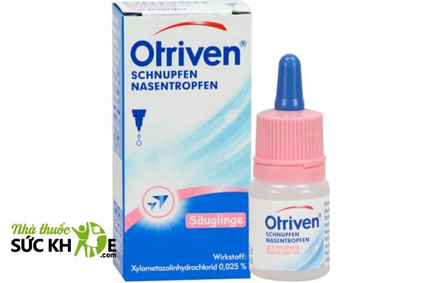 Thuốc nhỏ mũi Otriven 0,025% d&ugrave;ng cho trẻ từ 0-2 tuổi