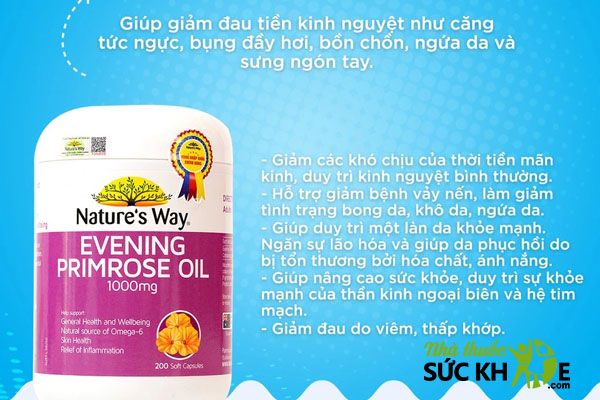 Nature's Way Evening Primrose Oil 1000mg