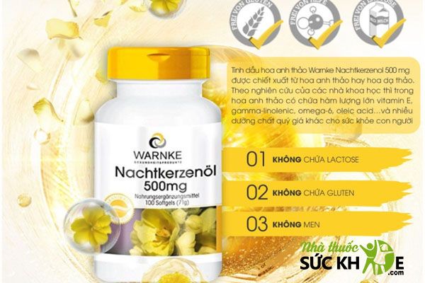 Tinh dầu hoa anh thảo Warnke Nachtkerzenol