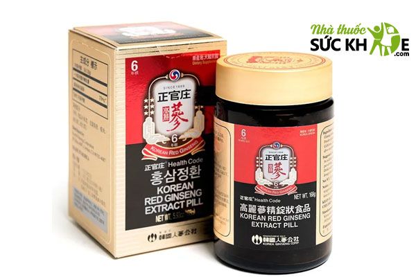 Vi&ecirc;n tinh chất hồng s&acirc;m KGC 168g