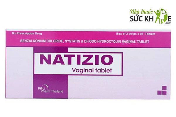 Thuốc đặt vi&ecirc;m phụ khoa Natizio