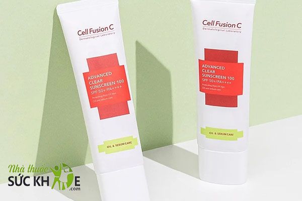 Kem chống nắng Cell Fusion cho da dầu &nbsp;Advanced Clear Sunscreen 100 SPF50+/PA+++