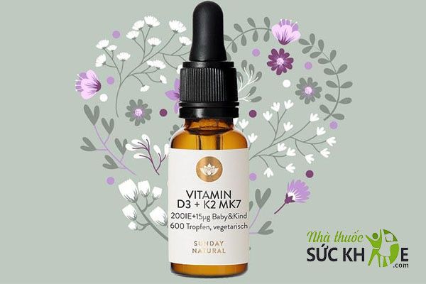 Mỗi năm c&oacute; thể bổ sung 1- 2 đợt Vitamin D3 K2 Mk7 Đức cho trẻ em