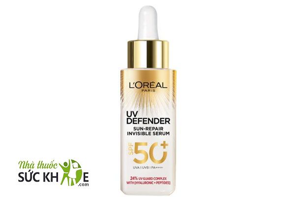 Serum chống nắng L'Oreal UV Defender Sun-Repair Invisible Serum