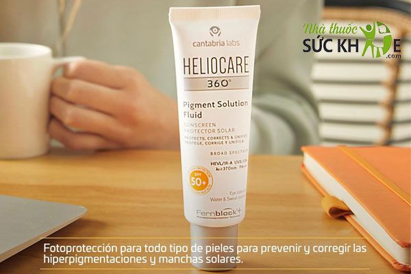 Kem chống nắng Heliocare Pigment Solution Fluid SPF 50+