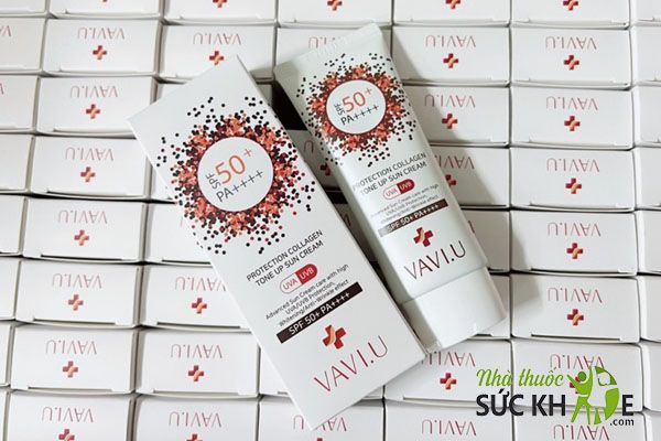Kem chống nắng Collagen n&acirc;ng tone da Protection Collagen Tone Up Sun Cream