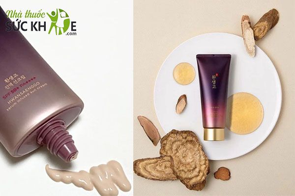 Kem chống nắng The Face Shop &nbsp;Yehwadam Hwansaenggo Serum Infused Sun Cream
