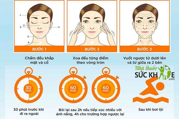 B&ocirc;i kem chống nắng đ&uacute;ng c&aacute;ch gi&uacute;p sản phẩm ph&aacute;t huy t&aacute;c dụng tốt nhất