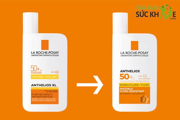 Kem chống nắng chống &aacute;nh s&aacute;ng xanh dạng sữa La Roche-Posay Anthelios Fluid SPF 50+