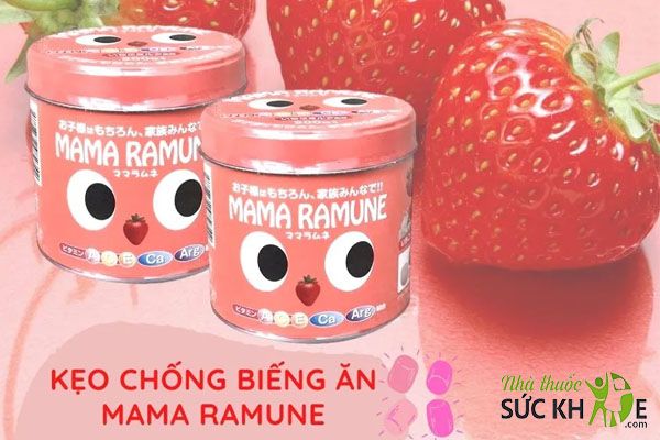 Kẹo Vitamin tổng hợp cho b&eacute; của Nhật Mama Ramune