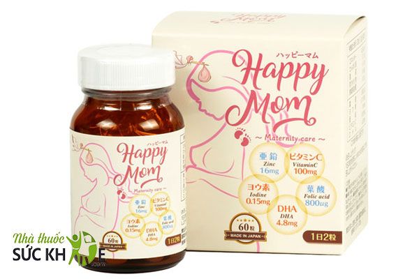 Vitamin tổng hợp cho b&agrave; bầu Nhật Happy Mom Jpanwell