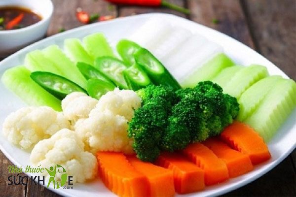 Rau củ luộc