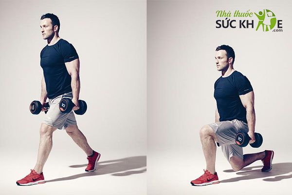 Động t&aacute;c Dumbbell Split Squat