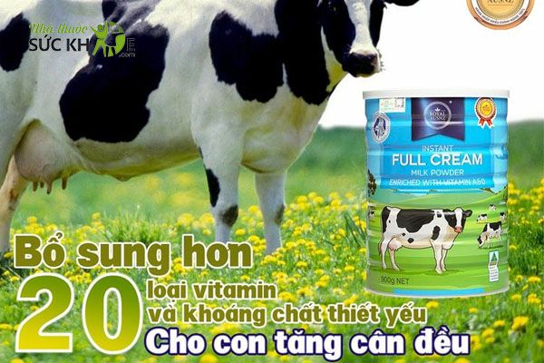 Sữa bột cho b&eacute; 1 tuổi Royal Ausnz Instant Full Cream