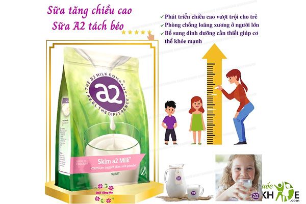 Sữa bột&nbsp; tốt nhất cho trẻ tr&ecirc;n 1 tuổi A2 Milk Skim Milk Powder
