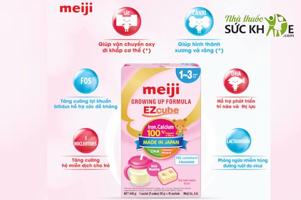Sữa thanh Meiji Growing Up Formula