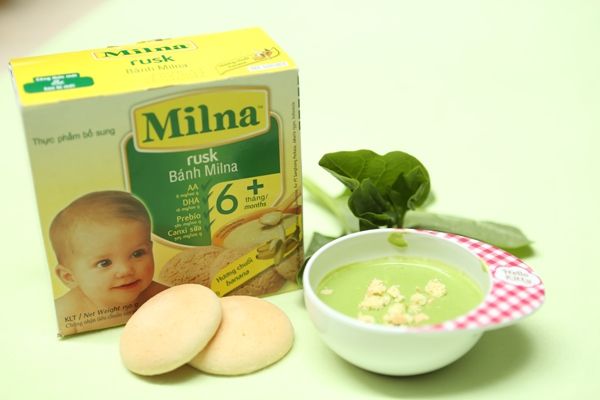 Bánh ăn dặm Milna là sự lựa chính thông minh cho mẹ và bé