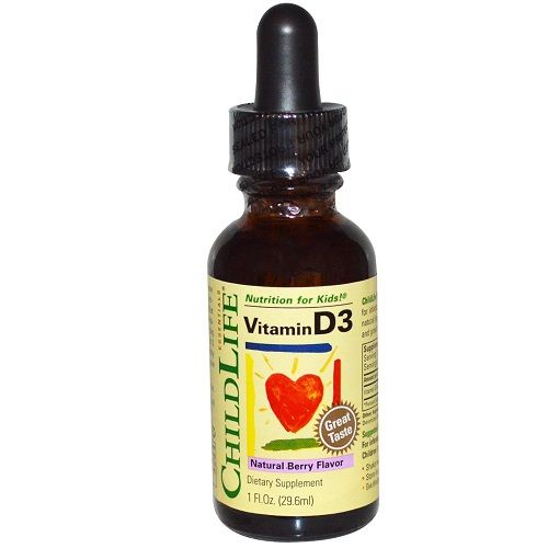Vitamin D3 ChildLife ngăn chặn tình trạng còi xương, cho bé phát triển chiều cao