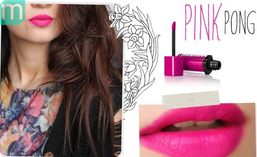 Son Bourjois Rouge Edition Velvet Pink Pong 06 hồng đậm tươi sáng