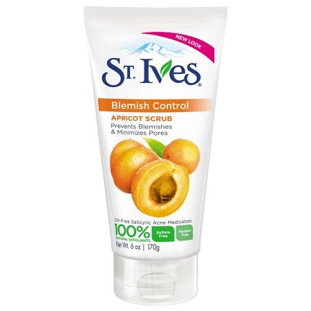 Sữa rửa mặt St.Ives Blemish Control Apricot Scrub kiểm soát mụn hương mơ